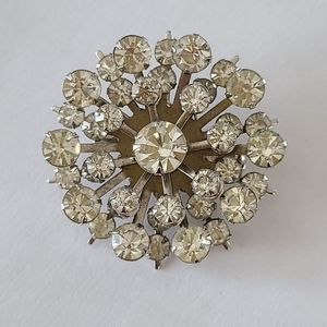 Antique Rhinestone Brooch
